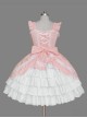 Pure Cotton Bowknot Sweet Lolita Sleeveless Dress