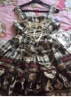 Teddy Bear Printing Bows Sweet Lolita Sling Dress