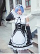 Black Cosplay Maid Costume Sweet Lolita Dress