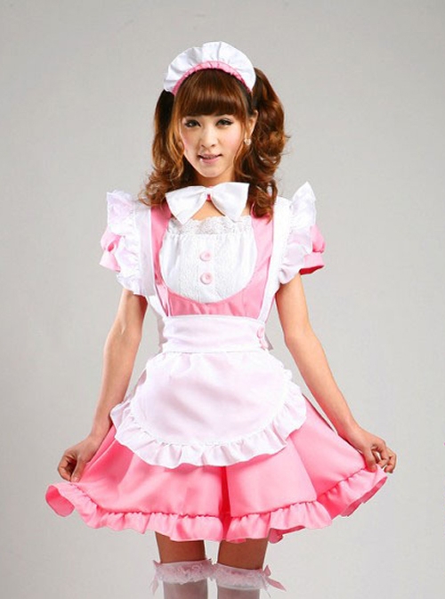 Short Sleeve Maid Costume Sweet Lolita