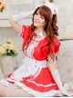 Short Sleeves Cute Maid Cosplay Costume