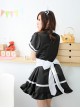 Short Sleeves Cute Maid Cosplay Costume