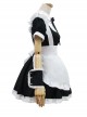 Long Sleeves Cotton Cosplay Maid Costume Sweet Lolita Dress Set