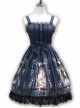 Old Castle Elves Series Retro Lace Classic Lolita Sling Dress