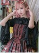 Old Castle Elves Series Retro Lace Classic Lolita Sling Dress