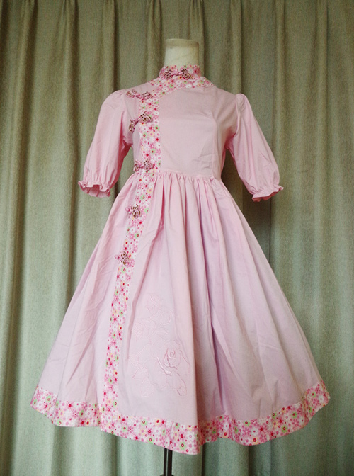 Chinese Maiden Series Chinese Style Short Sleeve Classic Lolita Dress