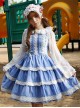 Fresh Mille Crepes Series Lace Classic Lolita Sling Dress