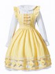 Freyja's Spring Series Classic Lolita Hollowed Out Pastoral Apron