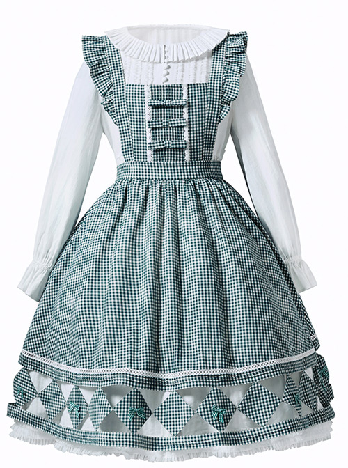 Freyja's Spring Series Classic Lolita Hollowed Out Pastoral Apron
