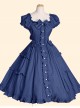 Elegant Short Sleeve Ruffles Classic Lolita Dress