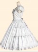 Elegant Short Sleeve Ruffles Classic Lolita Dress