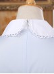 Lapel Bowknot School Lolita Short Sleeve Dress