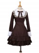 Retro Bowknot Long Sleeves Ruffles Classic Lolita Dress