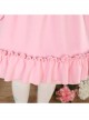 Autumn And Winter Pink Cute Bowknot Sweet Lolita Dress