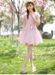 Square-neck Cute Sweet Lolita Short Sleeve Dress