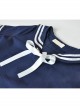 Navy Style Loose Short Sleeve School Lolita Dress