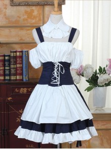 Chobits Cosplay Costume Classic Lolita Dress Set