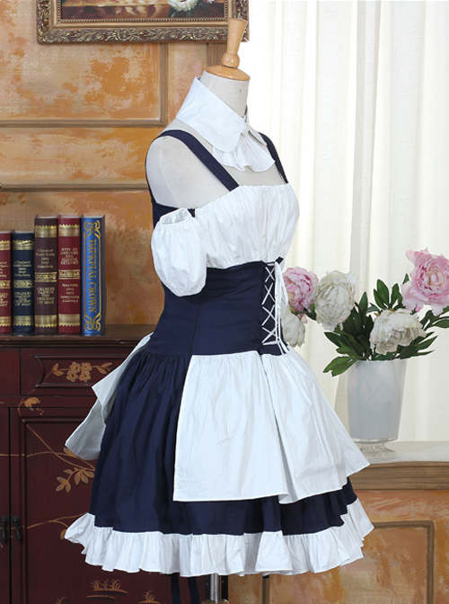 Chobits Cosplay Costume Classic Lolita Dress Set