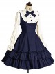Long Sleeves Ruffle Elegant School Lolita Dress