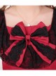 Red Sleeveless Lace Classic Lolita Dress