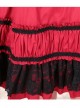 Red Sleeveless Lace Classic Lolita Dress
