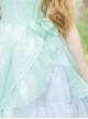 Mint Green Short Sleeve Bowknot Classic Lolita Dress