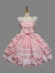 Sleeveless Bind Straps Lace Cute Sweet Lolita Dress