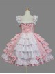 Sleeveless Bind Straps Lace Cute Sweet Lolita Dress