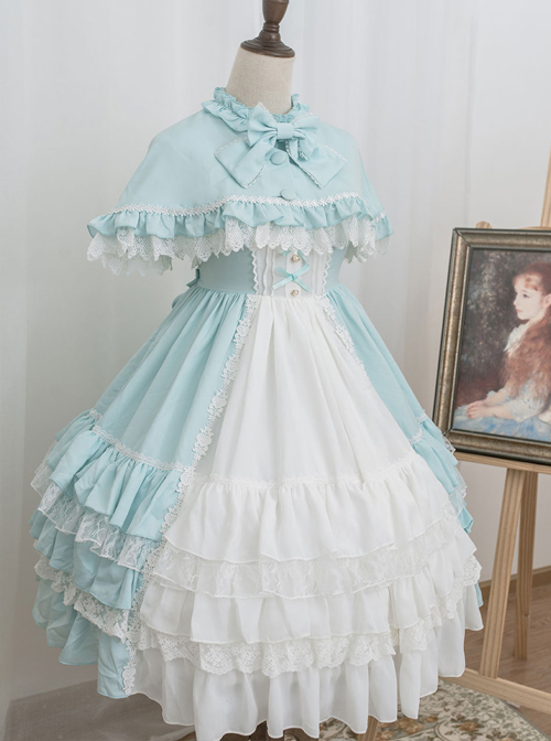 Elegant Bowknot Multi-storey Classic Lolita Sleeveless Dress