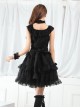 Red And Black Lace Gothic Lolita Sleeveless Dress