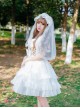 Short Sleeve Ruffles Elegant High Waist Classic Lolita Dress