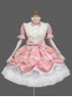 Pink And White Cute Bows Sweet Lolita Dress