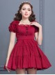 Elegant Retro Ruffles Classic Lolita Short Sleeves Dress
