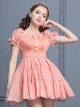 Elegant Retro Ruffles Classic Lolita Short Sleeves Dress