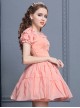 Elegant Retro Ruffles Classic Lolita Short Sleeves Dress