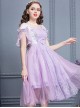 Purple Short Sleeves Lace Dream Classic Lolita Dress