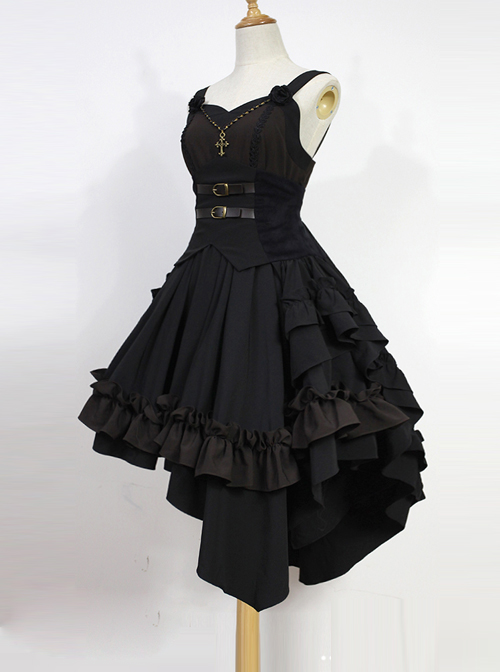 Seraph Night Series Elegant Gothic Lolita Sling Dress