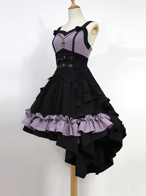 Seraph Night Series Elegant Gothic Lolita Sling Dress