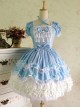 Cute Lace Elegant Sweet Lolita Short Sleeves Dress