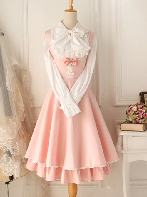 Versailles Rose Retro Elegant Classic Lolita Sleeveless Dress