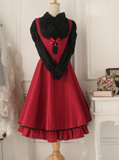 Versailles Rose Retro Elegant Classic Lolita Sleeveless Dress