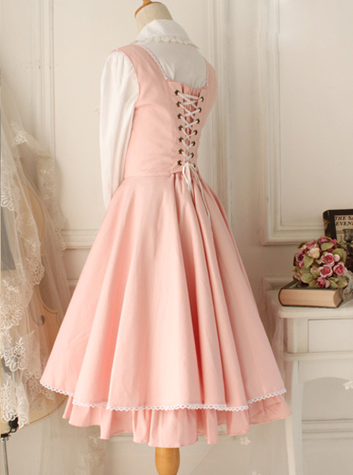 Versailles Rose Retro Elegant Classic Lolita Sleeveless Dress