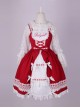 Cute Bowknot Pure Color Classic Lolita Sling Dress