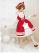 Cute Bowknot Pure Color Classic Lolita Sling Dress