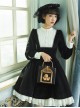 Velour Long Sleeve Pearl Buttons Classic Lolita Dress