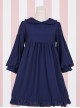 Doll Collar Ruffle Chiffon Sweet Lolita Long Sleeve Dress