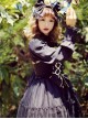 Black Bowknot Bind Straps Gothic Lolita Sling Dress