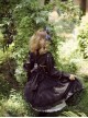 Black Bowknot Bind Straps Gothic Lolita Sling Dress