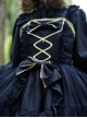 Black Bowknot Bind Straps Gothic Lolita Sling Dress