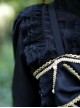 Black Bowknot Bind Straps Gothic Lolita Sling Dress